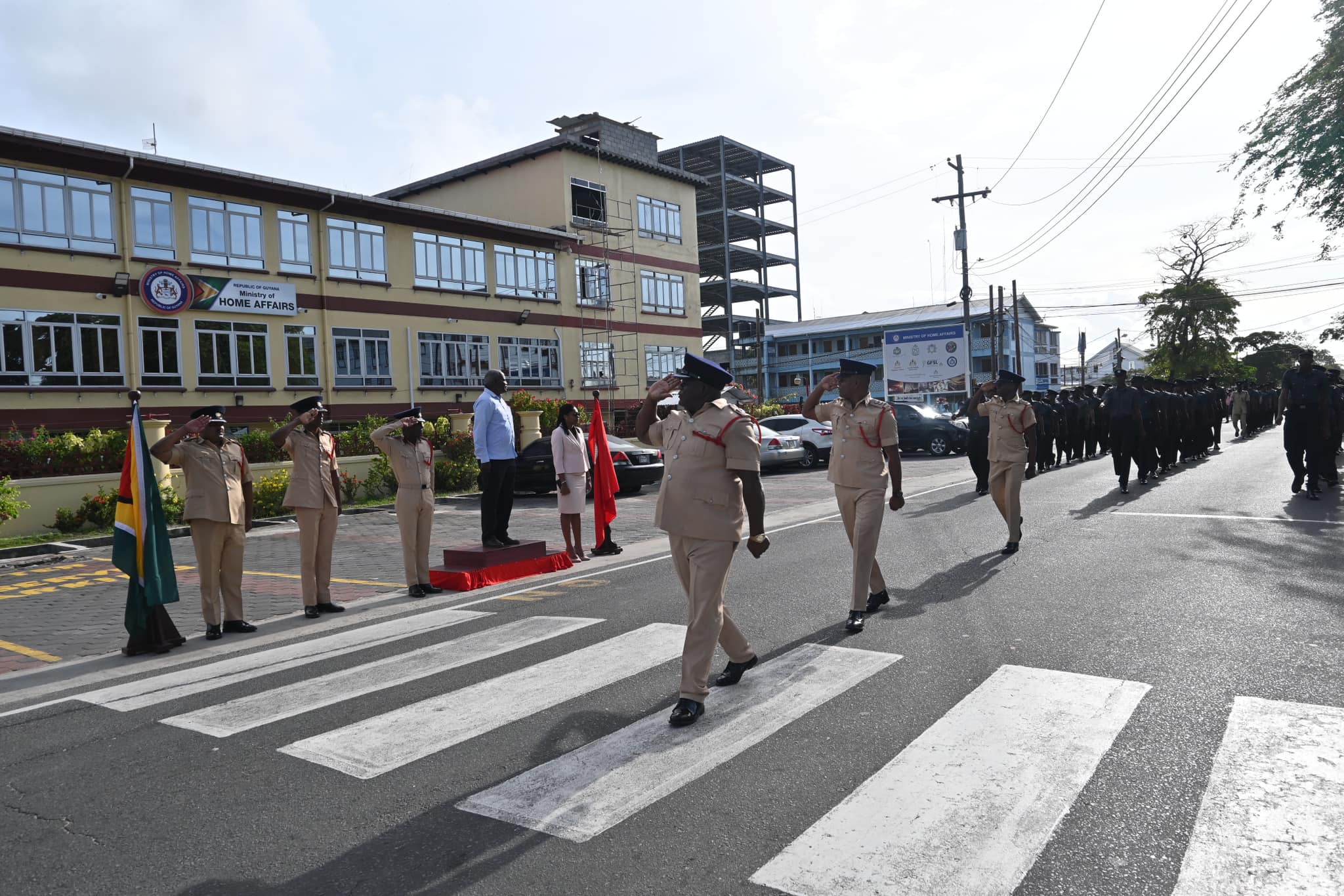 March Pass The Guyana Fire Service Celebrates 65th Anniversary with March Pass ...