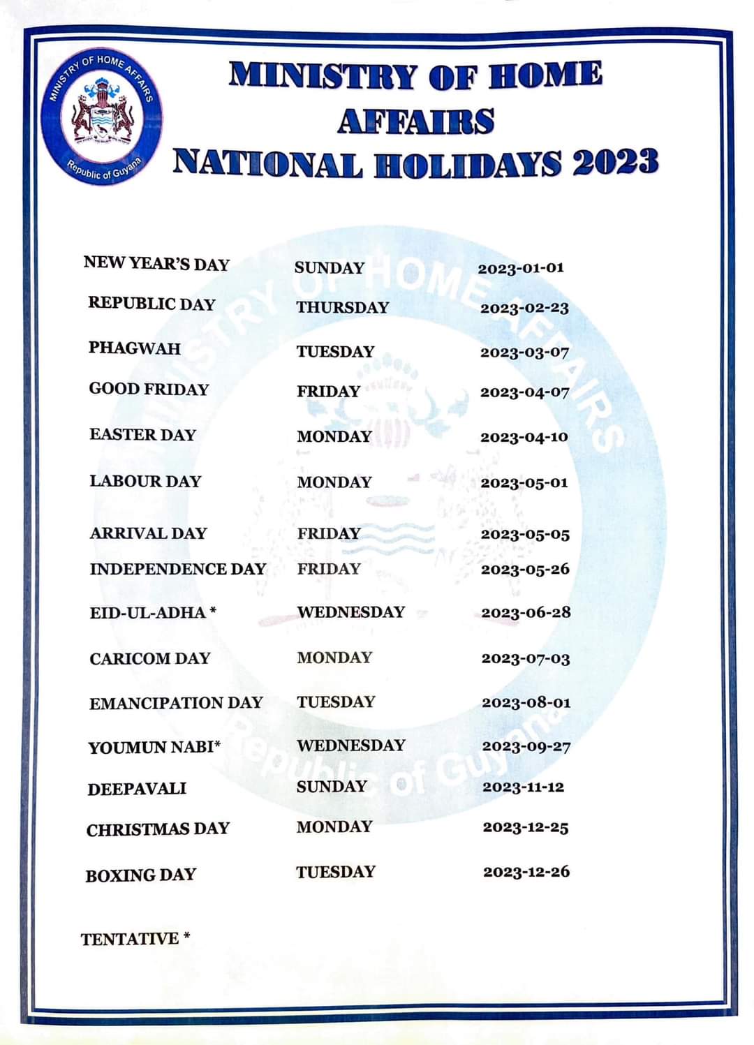national-holidays-2024-guyana-willy-julietta